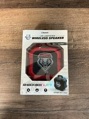 LED Wireless Bluetooth New Mexico Lobos Speaker - Red